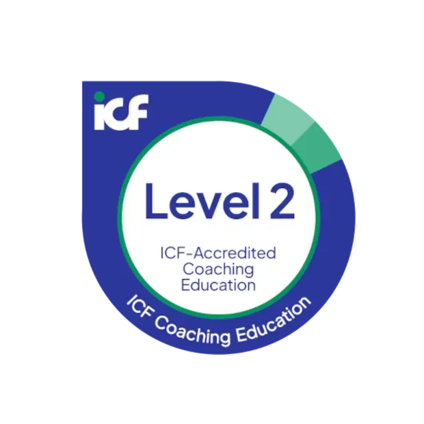 Badge ICF Coaching Education — niveau 2, formation accréditée ICF.